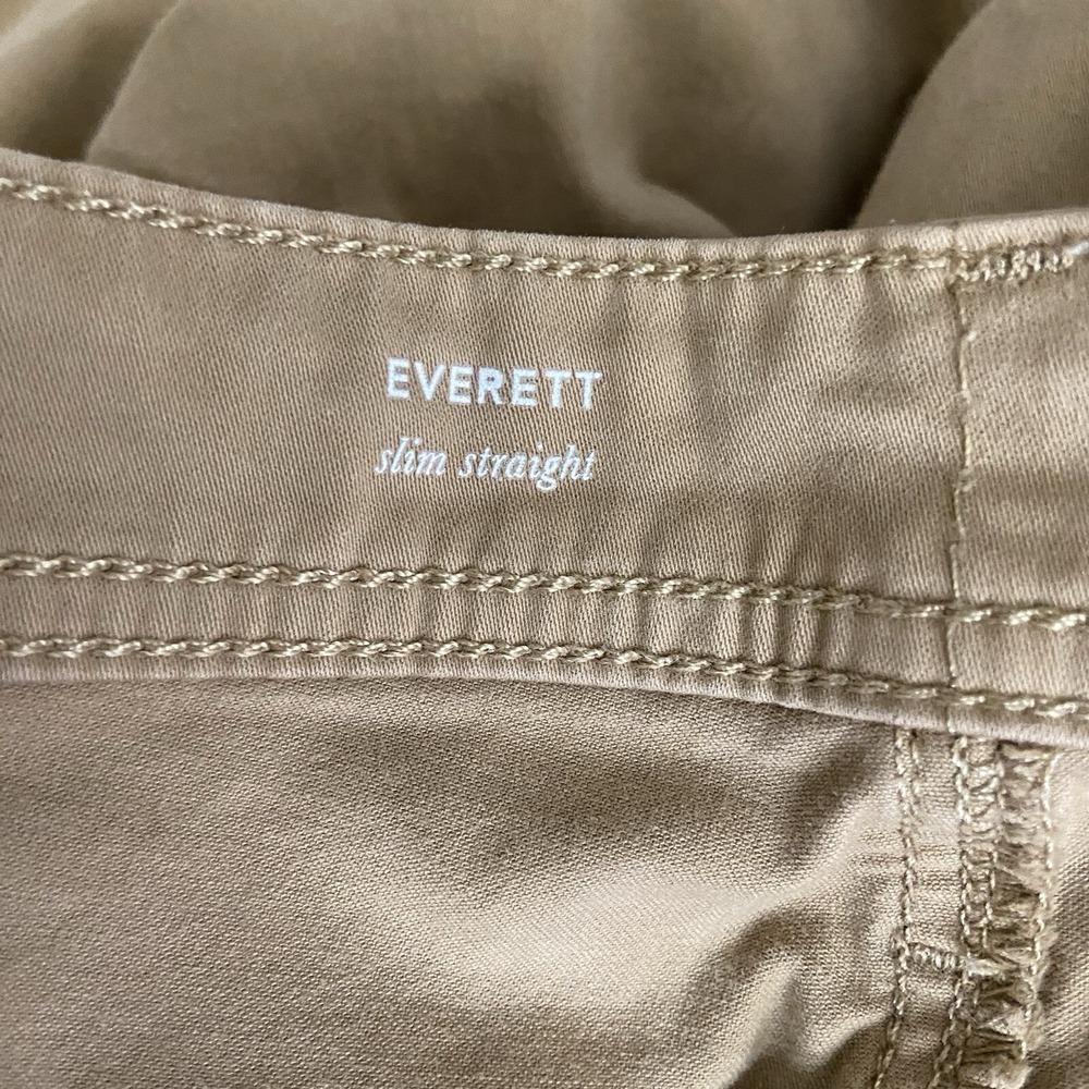 AG Adriano Goldschmied Pants mens 40x32 Everett Slim Straight Brown Chino Casual - Picture 8 of 16
